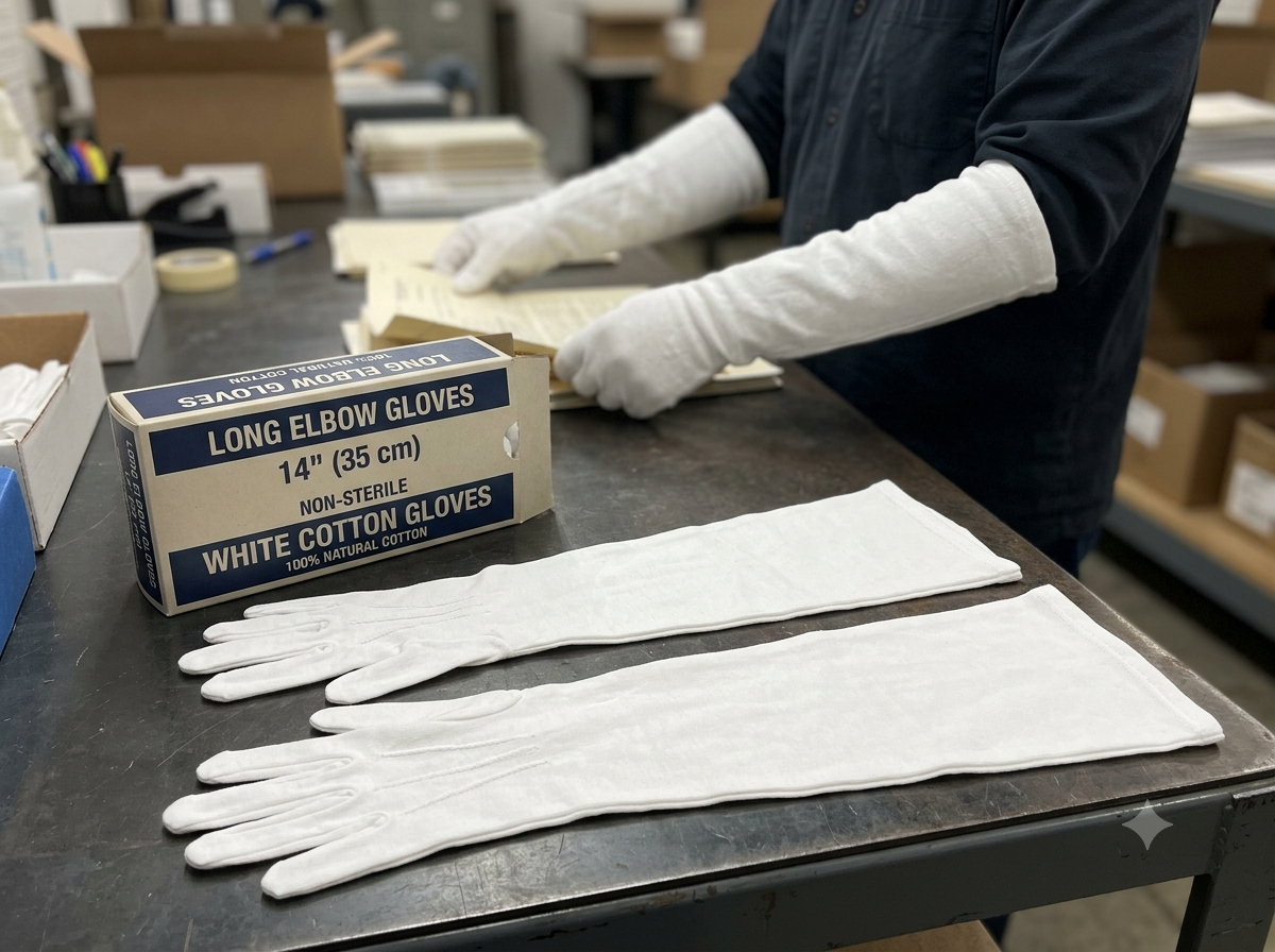 cotton gloves